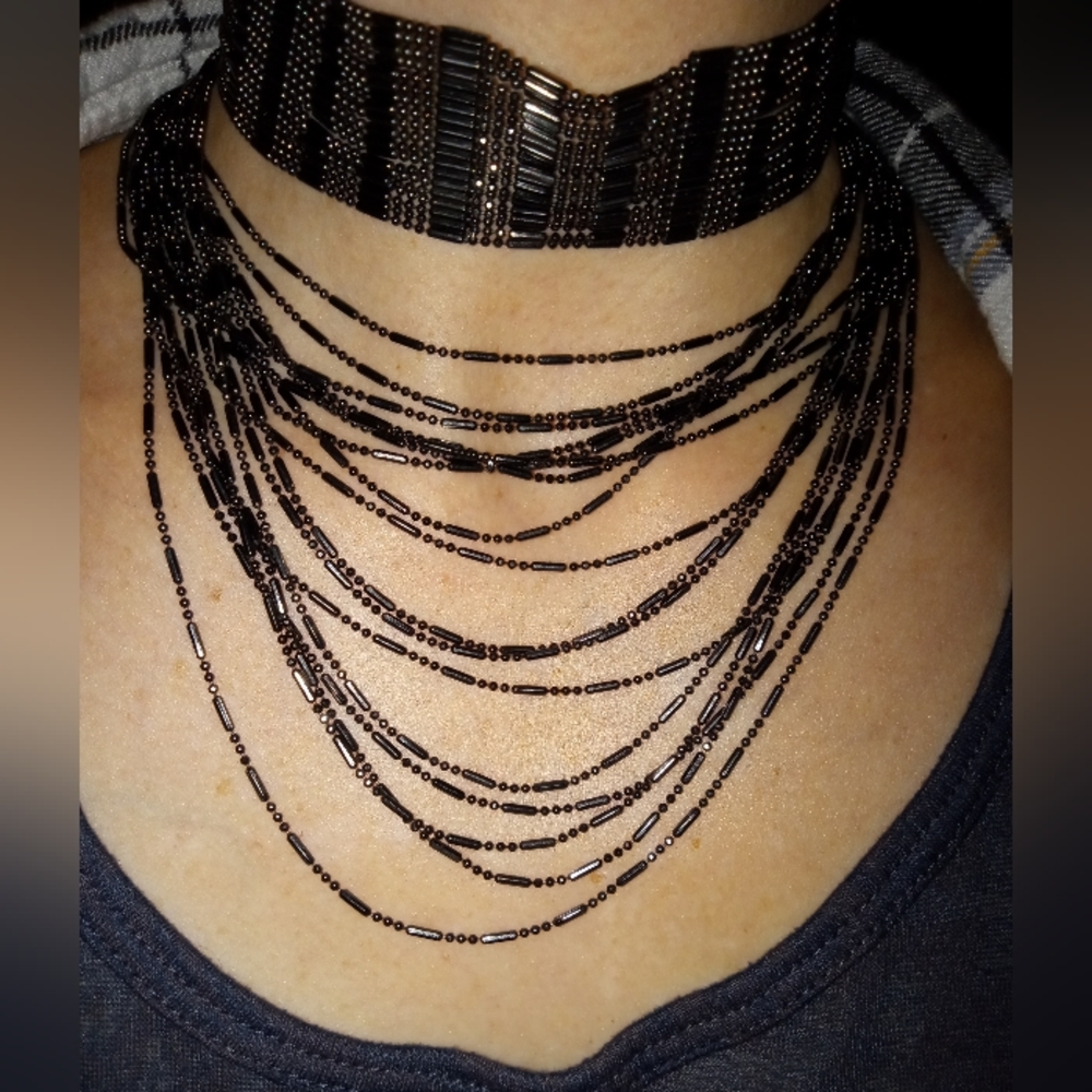 Hematite necklace 🖤